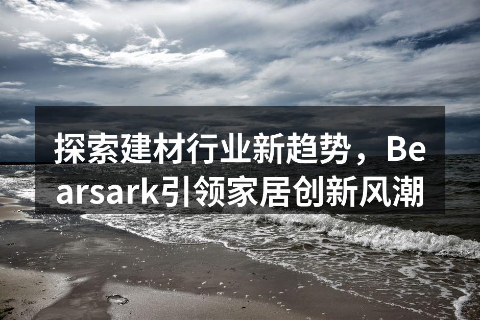 探索建材行业新趋势，Bearsark引领家居创新风潮